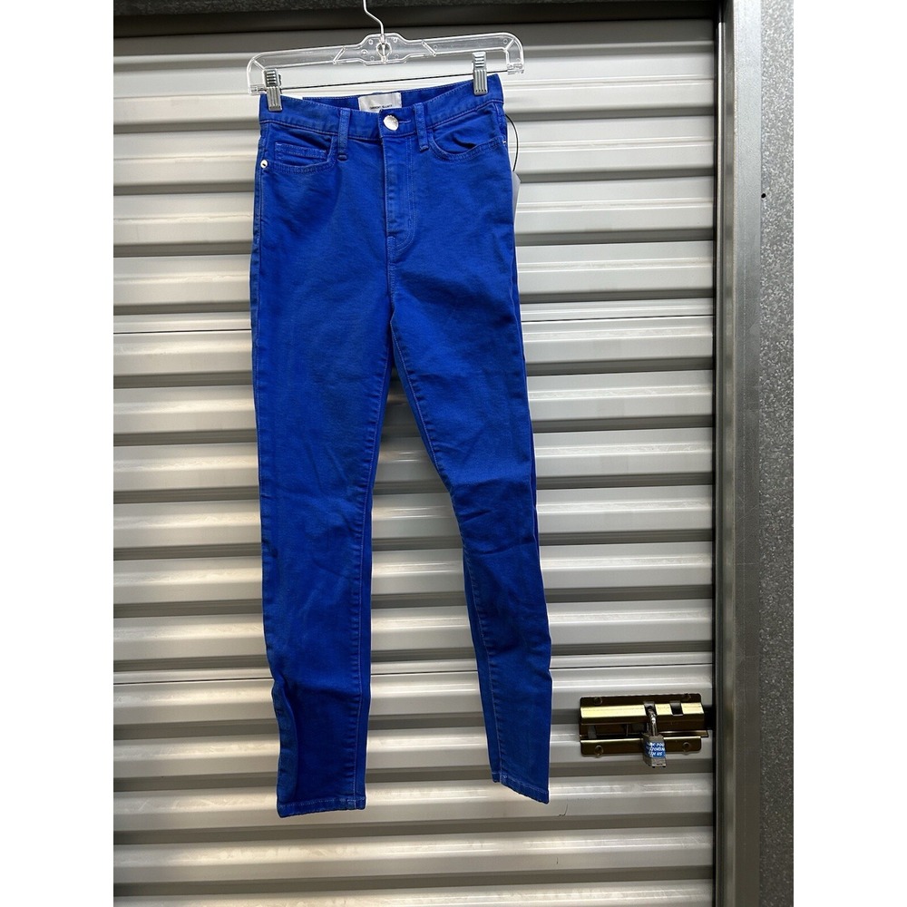 NWT Current/Elliot Nautical Blue The Ultra High Waist Skinny Jeans Womens 23